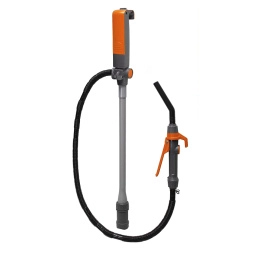 Электрический насос для перекачки топлива с заправочным пистолетом Dukshin 9 л/мин (10261289)